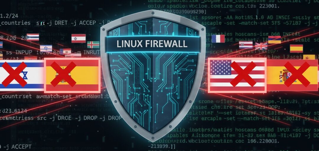 Bloquear trafico IP por pais